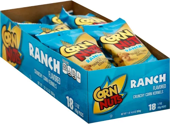 Corn Nuts Ranch Crunchy Corn Kernels, 1.7 Oz., 18 Pk.