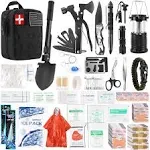 Abpir318 PCS Emergency Survival Kit, Survival Gear and Equipment First Aid Kit M