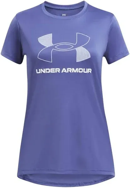 Under Armour Girls' Tech Big Logo Short Sleeve T Shirt