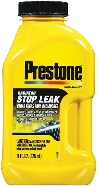 Prestone AS145 Stop Leak Repair for Radiators, Heater Cores, and Hoses, 11 oz., 1 Pack