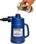 Stone River Battery Filler Bottle - for Golf Cart, Automotive, and Industrial Batteries - for Adding Water to Cells - with Auto Stop