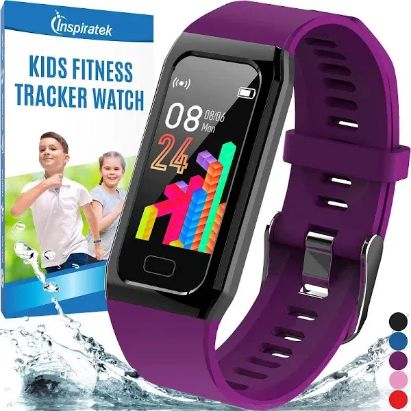 Inspiratek Kids Fitness Tracker for Girls and Boys Age 5-16