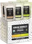 Soeos Konjac Noodles, Organic Shirataki Noodle, Low Calorie, Keto and Paleo Friendly, 3 Variety Noodles, 52.8 Ounce (Pack of 6)