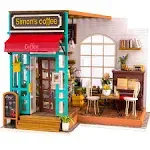 Robotime DIY Miniature Shop Model Kit - Simon's Coffee