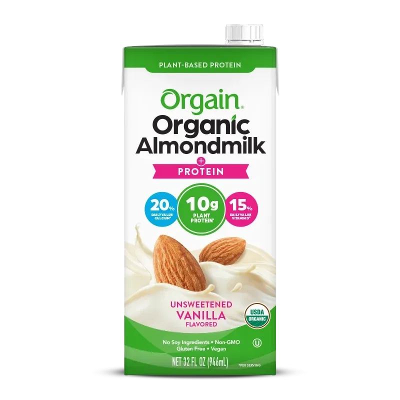 Orgain Organic Protein Almond Milk Unsweetened Vanilla