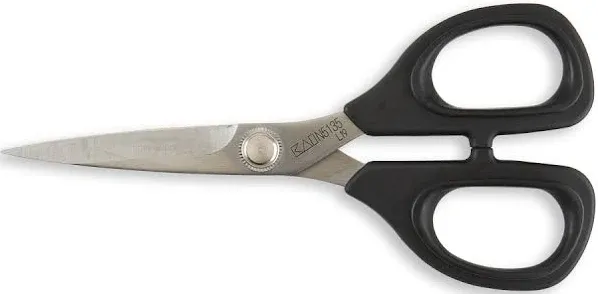 kai 5 1/2 inch Embroidery Scissors, Black Handle