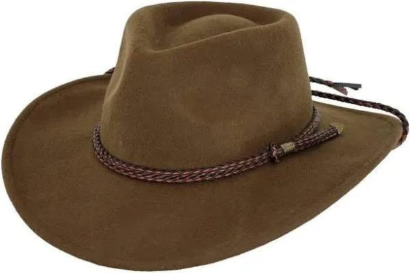 Outback Broken Hill - Crushable Soft Wool Felt Outdoorsman Hat | Hatcountry