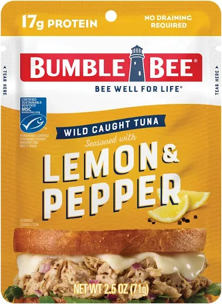 Bumble Bee Lemon & Pepper Seasoned Tuna