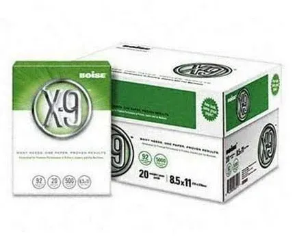 Boise X-9 Copy Paper, Letter , 20 Lb, FSC Certified, White, 500-Sheets, 10-Ream