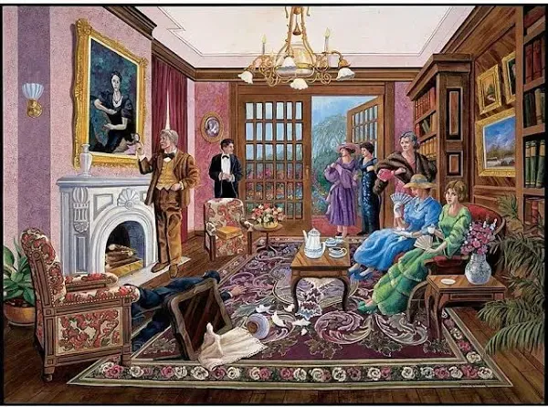 Mystery Murder at Bedford Manor 1000 Piece Jigsaw Puzzle by Bits and Pieces