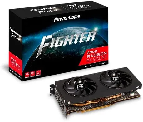 PowerColor Fighter Radeon RX 6750 XT 12GB GDDR6 Video Card