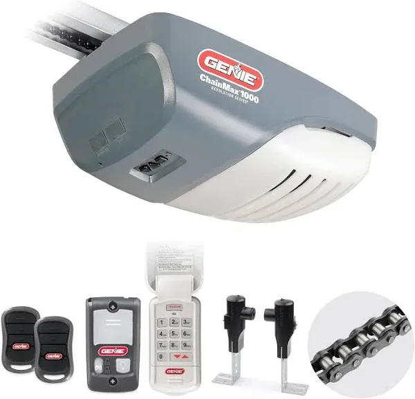 Genie ChainMax 1000 Chain Drive 3/4 HPc Affordable Garage Door Opener,