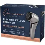 Own Harmony Electric Hard Skin Remover with Vacuum Absorption - Professional Pedicure Tools for Pedi Callus Foot Care - 3 Rollers Electronic Feet Fil