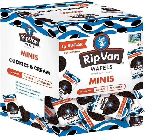 Rip Van Wafels Low Carb Non GMO Keto Friendly Cookie