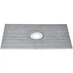 VEVOR Shower Curb Kit, 60&#034;x38&#034; Shower Pan Kit with 6.3&#034; Central Drain, Lightweig