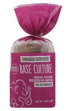 Base Culture Bread Cinnamon Raisin 16 Ounces