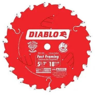 Diablo Fast Framing Saw Blade D055018WMX