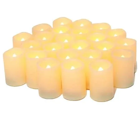 Candle Idea Flameless Flickering Votive Tea Lights Candles