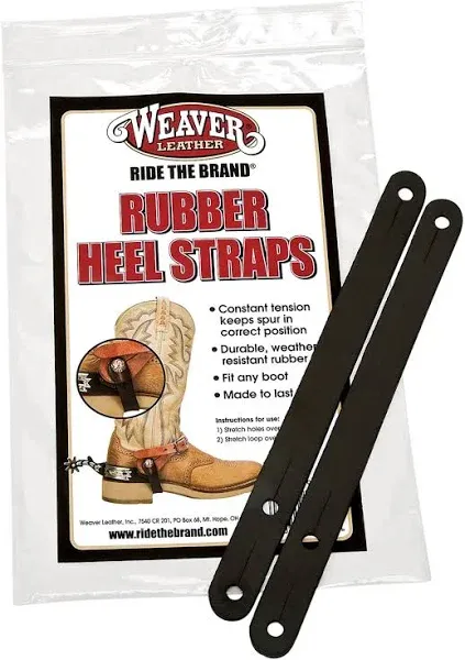 Weaver Leather Rubber Heel Straps