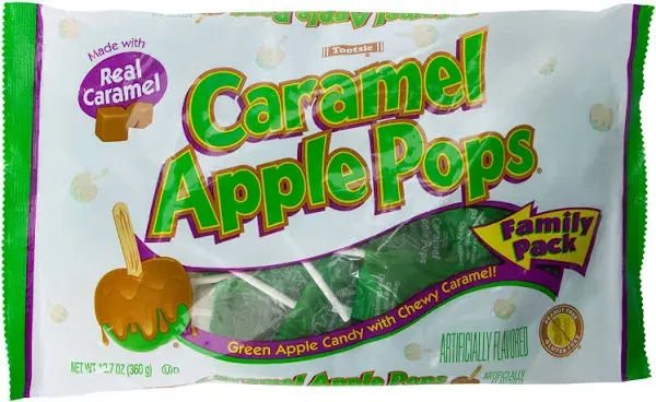 Caramel Apple Pops Tootsie