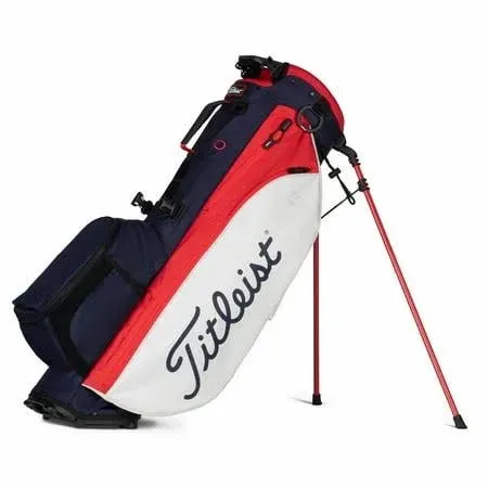 [NEW] Titleist TB21SX1-416 Players 4 Plus Stand Bag (Navy/White/Re<wbr/>d)