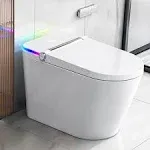 Tankless Smart Toilet with Built-in Bidet