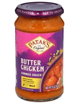 Pataks Butter Chicken Mild Simmer Sauce