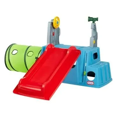 Little Tikes Easy Store Slide &amp; Explore, Indoor Outdoor Climber Playset for