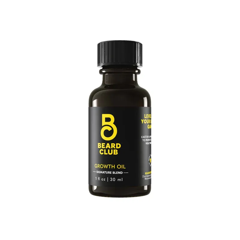 Beard Club Growth Oil for a Fuller, Thicker Beard 1oz / 30ml Bottle