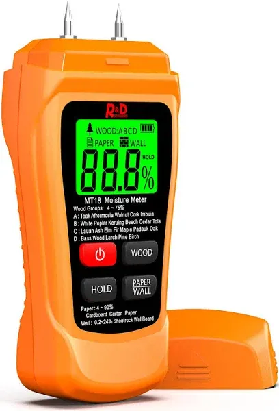 Moisture Meter for Firewood, Wood Moisture Meters for Walls, Firewood Floor H...