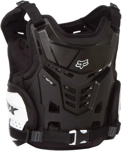 Fox Racing Unisex-Child Raptor PROFRAME LC Motocross Chest Protector, CE CERT,Black/White,One Size