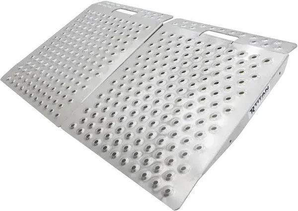 Scratch and Dent - 29" Aluminum Dual Punch Plate Shed Ramps - FINAL SA