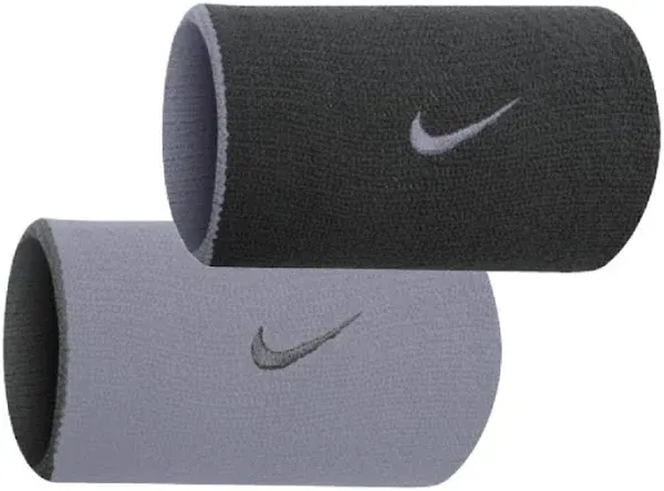 Nike Premier Home &amp; Away Doublewide Wristbands Black/Grey