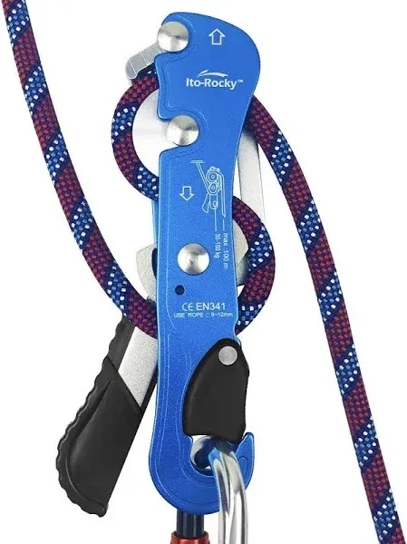 Ito Rocky Climbing Stop Descender Rappelling Anti-Panic Belay Devices for 9-1...