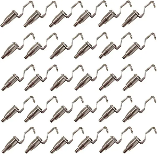 18 Pcs Adjustable Metal Art Gallery Display Wire Rope Hanger Hooks Picture Ra...