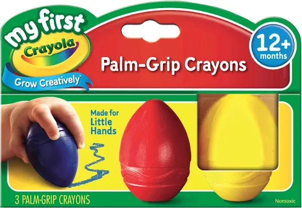 My First Crayola Easy-Grip Egg-Shaped Crayons