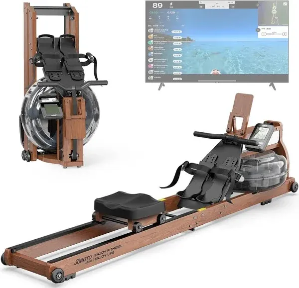 JOROTO Rowing Machines for Home Use foldable Rower Machine with bluetooth Monitor