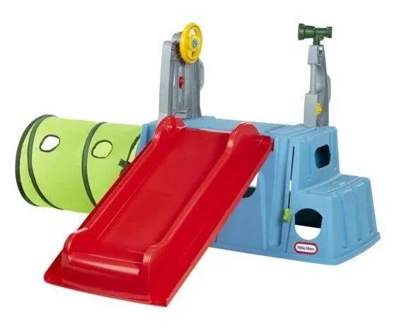 Little Tikes Easy Store Slide & Explore Indoor Outdoor Climber Playset for Toddlers Kids Ages 1-3