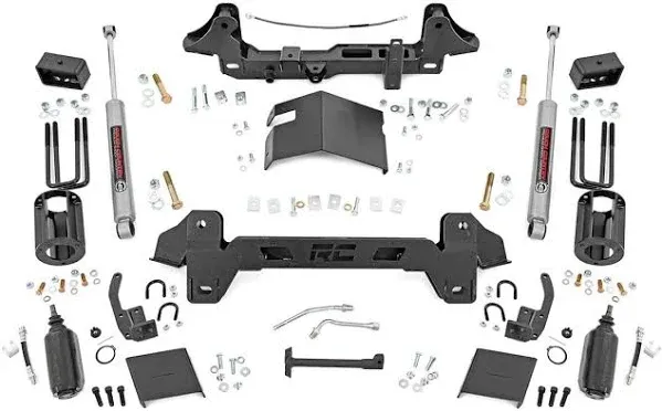 Rough Country 74131: 74131 Suspension Lift Kit w/Shocks; 6 in. Lift; N3 Struts; w/N3 Rear Shocks; - JEGS