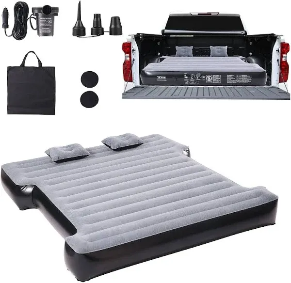 VEVOR Truck Bed Air Mattress, for 5.5-5.8 ft Full Size Short Truck Beds, Inflata