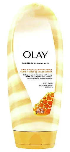 Olay Moisture Ribbons Plus Shea + Manuka Honey Body Wash