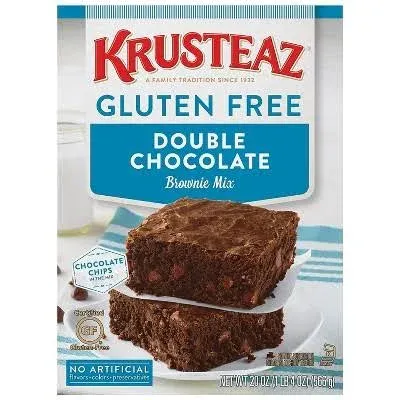 Krusteaz Brownie Mix, Gluten Free, Double Chocolate 20 oz