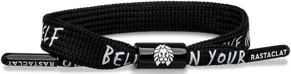 Rastaclat Original Hand Assembled Believe In Yourself Adjustable Single Lace Bracelet