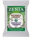 100 Grams Zenia Indigo Powder and 100 Grams Henna Hair Color Combo Pack