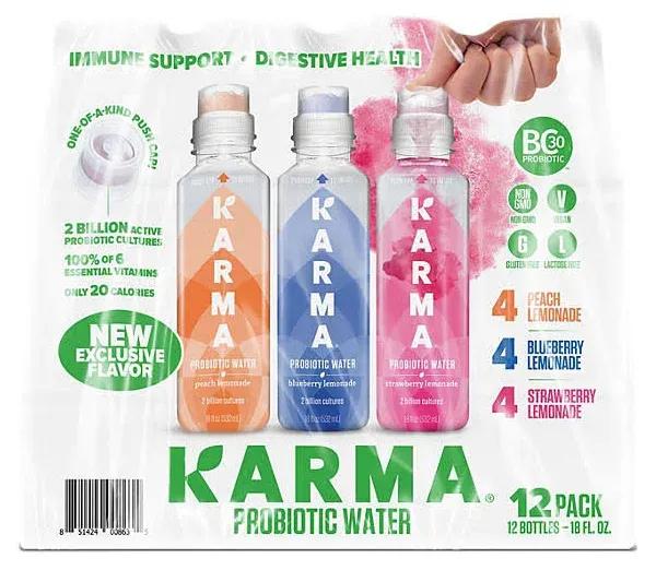 Karma Lemonade Probiotic Water Variety Pack