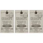 Charcoal Bar Soap by The Grandpa Soap Company Vegan, Natural Face &