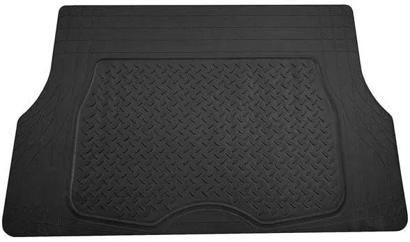 FH Group F16406 Premium Trimmable Rubber Cargo Mat (Black) - Universal Fit for Cars Trucks and SUVs