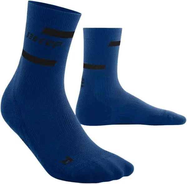 CEP The Run Compression Mid Cut Socks 4.0, Men, XL / Blue/Black