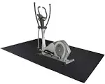 High Density Home Gym Treadmill Exercise Bike Equipment Mat, 1/4" Thick, Multiple Sizes