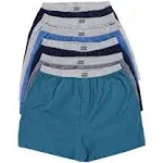 Fruit of The Loom Men's Knit Boxers, Assorted 6 Pack